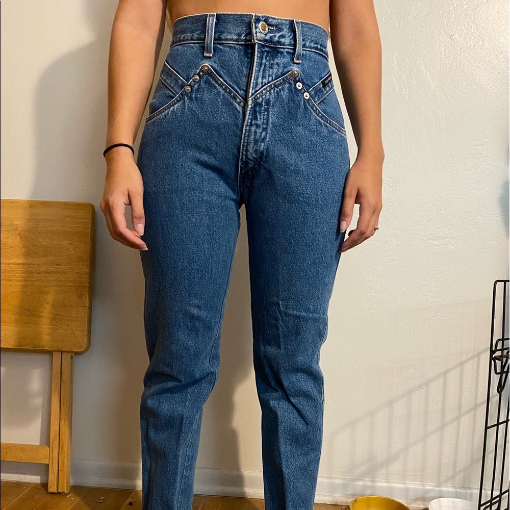 vintage rockies high waisted jeans